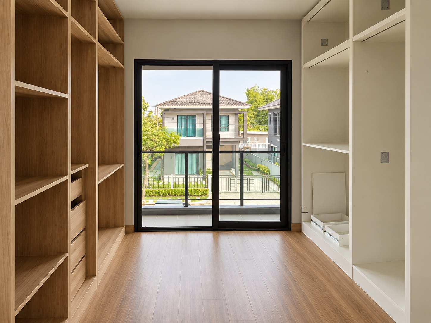 Walk-in Closet สไตล์ luxury งานเสร็จส่งมอบโดย IDEA HOME