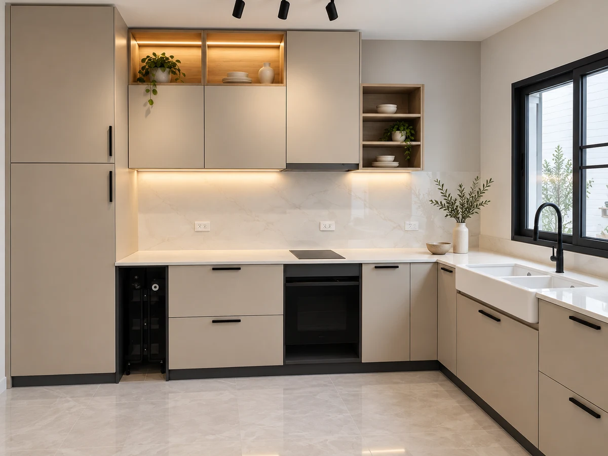 ภาพครัว IDEA HOME ปรับมุม แสง และจัดฉากด้วย AI
